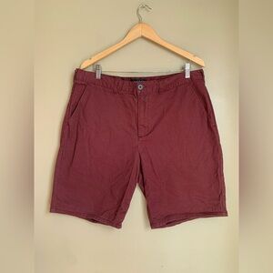 PacSun maroon chinos  jean shorts,  denim summer